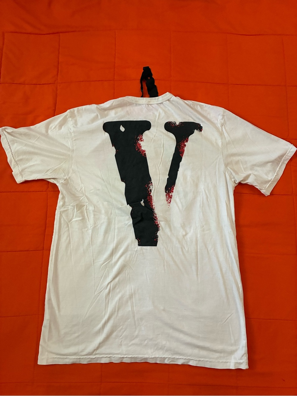 VLONE Shirt Mens Medium White Graphic Logo Crew Neck Short Sleeve - Picture 2 of 8